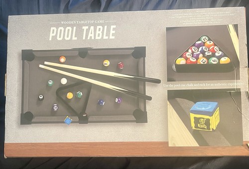 Tabletop portable pool table - portable,