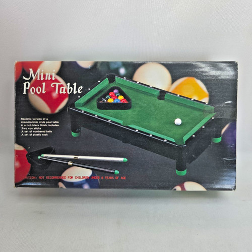 Mini tabletop pool table set - tabletop,