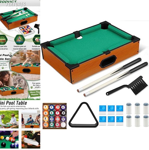 Mini pool table - table, 13.38