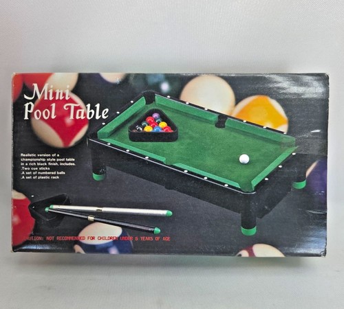 Mini tabletop pool table set - table,