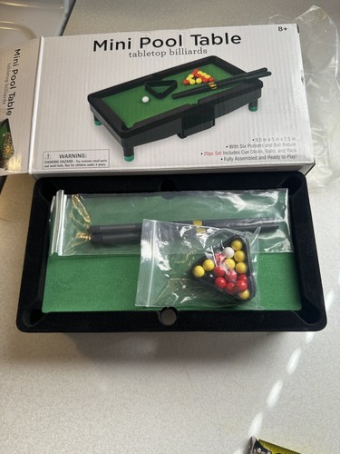 Mini pool table set - table,
