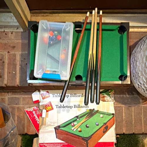 Tabletop billiards mini pool - mini,
