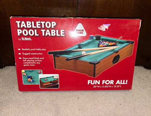 Totes tabletop pool - tabletop,